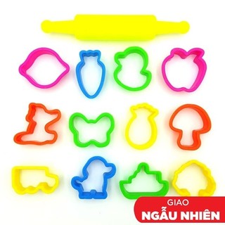 Bộ khuôn tạo hình sáp nặn nhiều màu ksn-001 - vpp hán minh