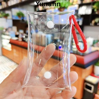 YUNAFIN Ví đựng tiền xu trong suốt nhỏ , Túi đựng tiền xu chống bụi bẩn Mini, Túi đựng tiền xu trong suốt bằng nhựa PVC