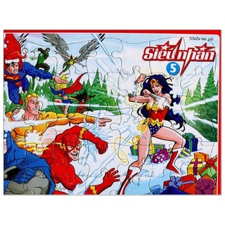 Sách - ghép hình - siêu nhân 5