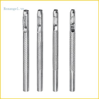 Rox leathercraft da lỗ đấm lỗ tròn đấm công cụ 2 5mm 3mm 3 5 4mm