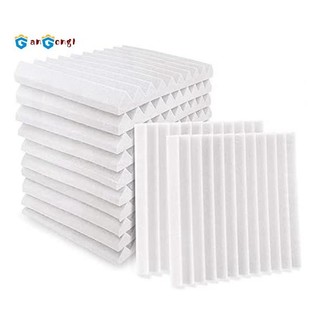 12 Chiếc Acoustic Foam Board, Studio Wedge Tile, Acoustic Foam Cách Âm Kim Tự Tháp Phòng Thu Điều Trị Bảng Tường, v.v. 2.5X30X30cm
