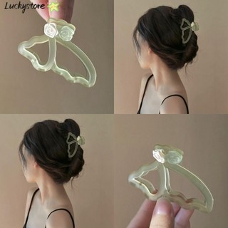 Vuốt Tóc LUCKY, Kẹp Tóc Hoa Ngọt Ngào, Thời Trang Pha Lê Thanh Lịch Nhiều Màu Sắc Tóc