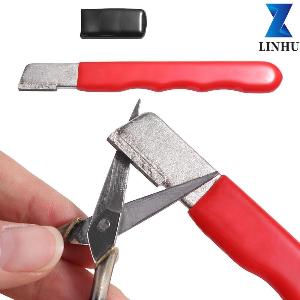 LINHU Đá mài cắt làm vườn, hợp kim, mài nhiều lưỡi dao, dụng cụ đa năng