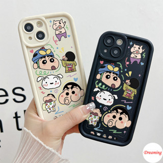 Ốp Lưng Cho OPPO Reno 14 13 12 11 10 8 7 6 5 4 3 A16 A15 A7 A5S A5 A9 A3S A12E F11 Pro F9 F7 A83 A98 A94 A93 A79 A78 Chống Rơi Thiết Kế Mắt Thiên Thần Họa Tiết Dễ Thương Đầu Shinchan