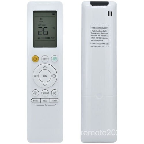 RG10A (B2S) / BGEF mới dành cho điều khiển từ xa điều hòa Midea RG10L1 (2HS) / BGEF