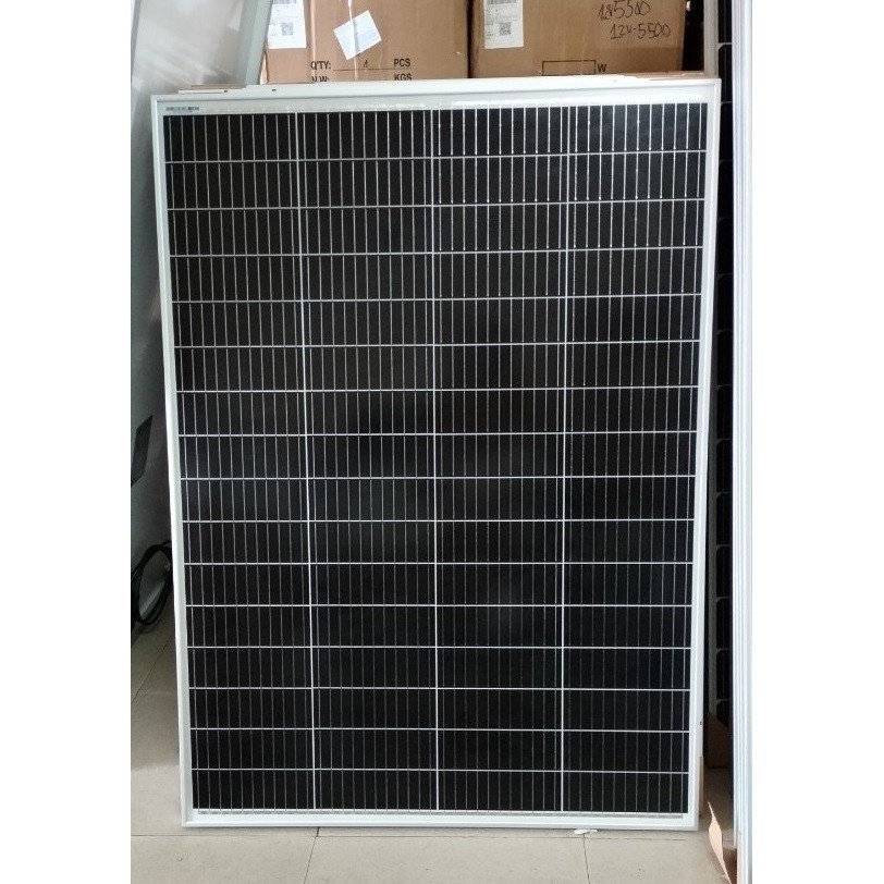 Tấm pin năng lượng mặt trời MONO 150w chính hãng SOYER TECH tặng kèm jack nối MC4.