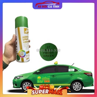Sơn xịt cầm tay, sơn xe ô tô haoshun nhiều màu tiện lợi dung tích 400ml