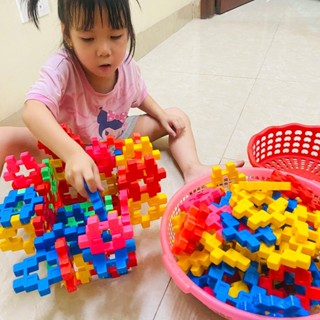  Đồ chơi Lego lắp ghép xếp hình sáng tạo 1kg chi tiết lego lắp ghép nhựa nguyên sinh an toàn cho bé 