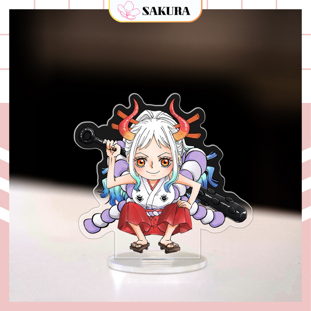 Mô hình đứng Standee One Piece Đảo hải tặc, anime Monkey D. Luffy Chopper Zoro mũ rơm, trang trí dec