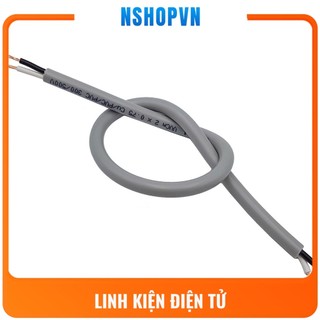 Dây điện đơn - đôi Lion VCm 0.5mm, 0.75mm, 1mm màu đỏ - màu đen - màu xám