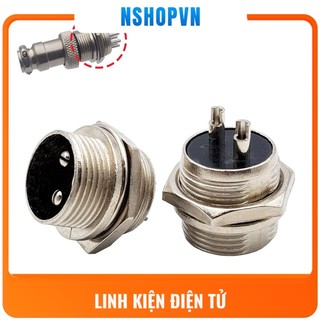 Đầu Nối Tròn GX16 đầu lỗ - kim / 2- 3 - 4 - 5 - 6 - 7 - 8 - 9 -10 chân