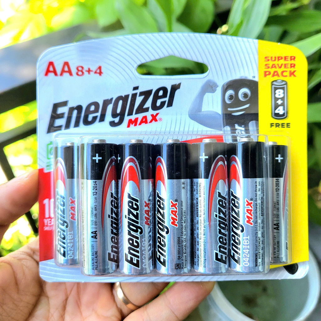 Vỉ 12 Pin AA AAA Energizer Max Alkaline