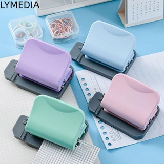LYMEDIA đục lỗ giấy 6 lỗ LYMEDIA, tiết kiệm nhân công cho máy đục lỗ tròn giấy A4 A5 B5, Máy tính xách tay 6 lỗ sáng tạo Scrapbooking Binding Mannual Loose Leaf Binder Ring Văn phòng trường học
