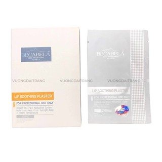 Mặt Nạ Môi Becabela  Ủ Trước phun xăm 12 Miếng   – Dcpx Vương Đài Trang chính hãng