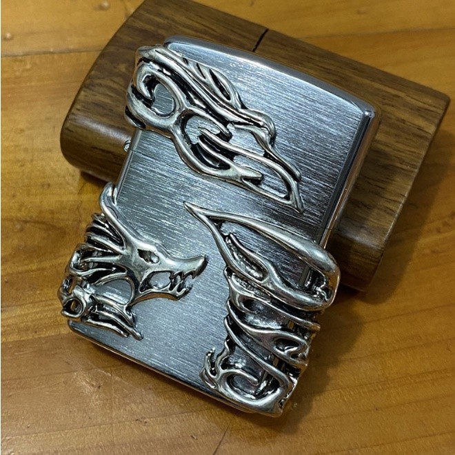 Emblem hình dán Zippo rồng mảnh