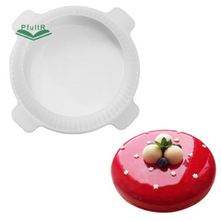 [Pfultr] 1 Bộ Khuôn Bánh Silicon Tròn Cho Mousses Kem Voan Bánh Chảo Nướng Bánh [MỚI]