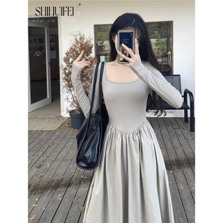SHIHUIFEI váy Đầm váy nữ body đầm Comfortable Phong cách Thời trang Xu hướng WLQ2490LNY 37Z240911
