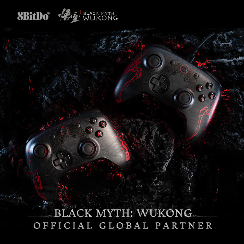 8bitdo Ultimate 2C Black Myth Wukong - Phiên bản Ngộ Không Hắc Thần Thoại - Tay cầm chơi game tốt nh