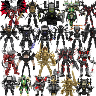 Gorock Skibidi Toilet Titan TVman / Titan Audio Man / Titan Loa Man / Titan Clock King Khối xây dựng Tương thích với Lego Đồ chơi giáo dục trẻ em