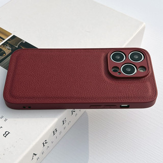 Ốp Lưng Da PU Màu Đỏ Cho iPhone 16 16 16Pro 16Plus 16Promax 15 15Pro 15Plus 15Promax 14 14Pro 14Plus 14Promax 13 13Pro 13Promax 13mini 12 12Promax 11 11Promax 12Pro 11Promax 12Pro 11Pro X 8P