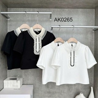 Áo Bigsize Nữ Tú Mỡ Thiết Kế Trẻ Trung Áo Kiểu Phối Cổ Viella Đi Chơi Đi Tiệc Đủ Size 45-80kg AK0265