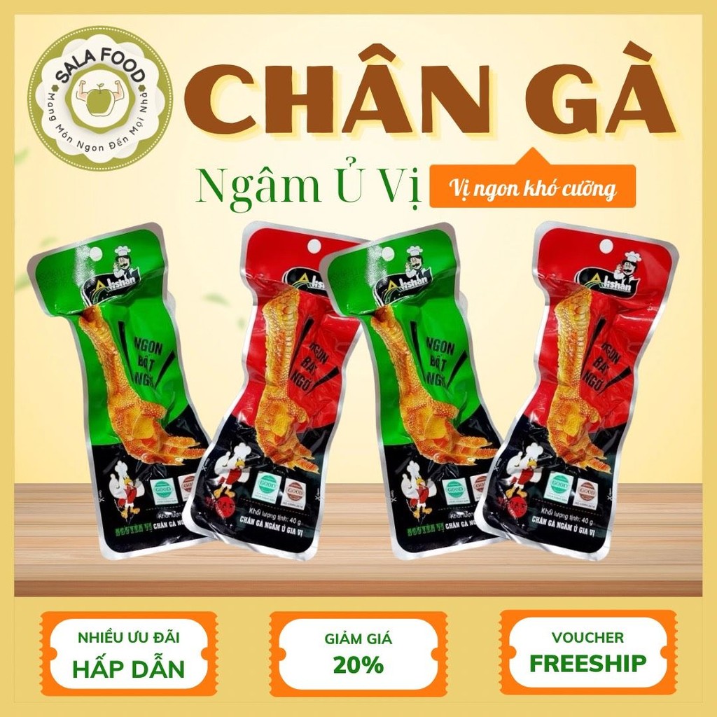 Combo 100 cái - Chân Gà Có Xương Alishan