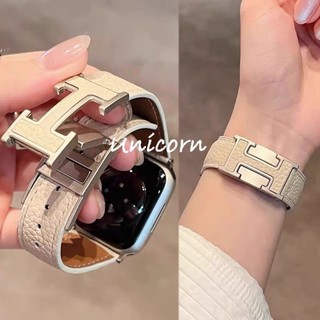  Dây Da Cho Apple Watch Band 40mm 41mm 45mm 44mm 42mm Ultra 3   2 49mm 46mm Vòng Tay Thời Trang Correa Cho IWatch Series 11 10 9 8 7 6 5 SE 