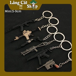 Móc khoá treo xe, khóa nhà mô hình Mini của các game PUBG - Đột kích CF - Free Fire - CS:GO làm bằng kim loại