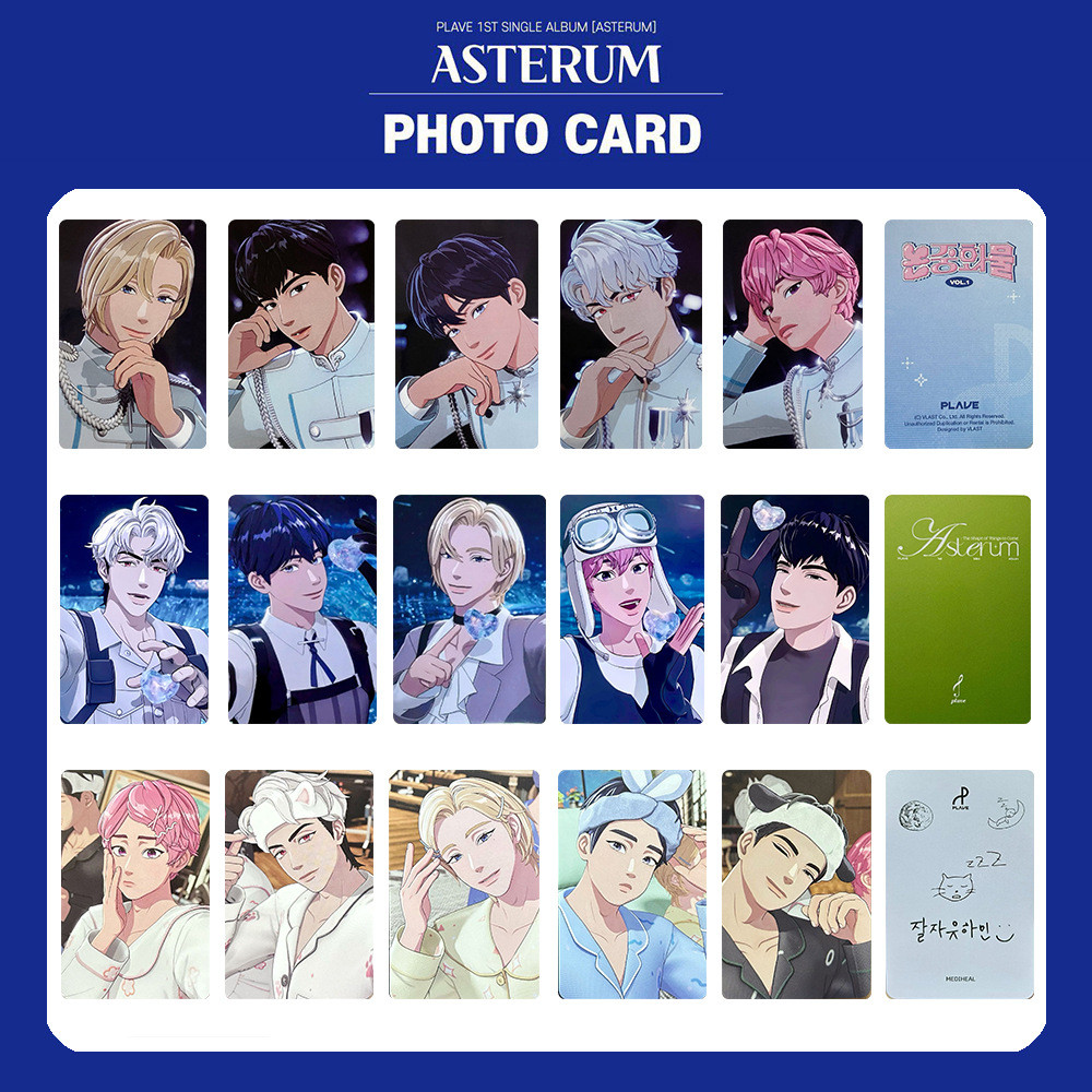 Album đơn đầu tiên của Kpop Idol PLAVE Asterum Photocard