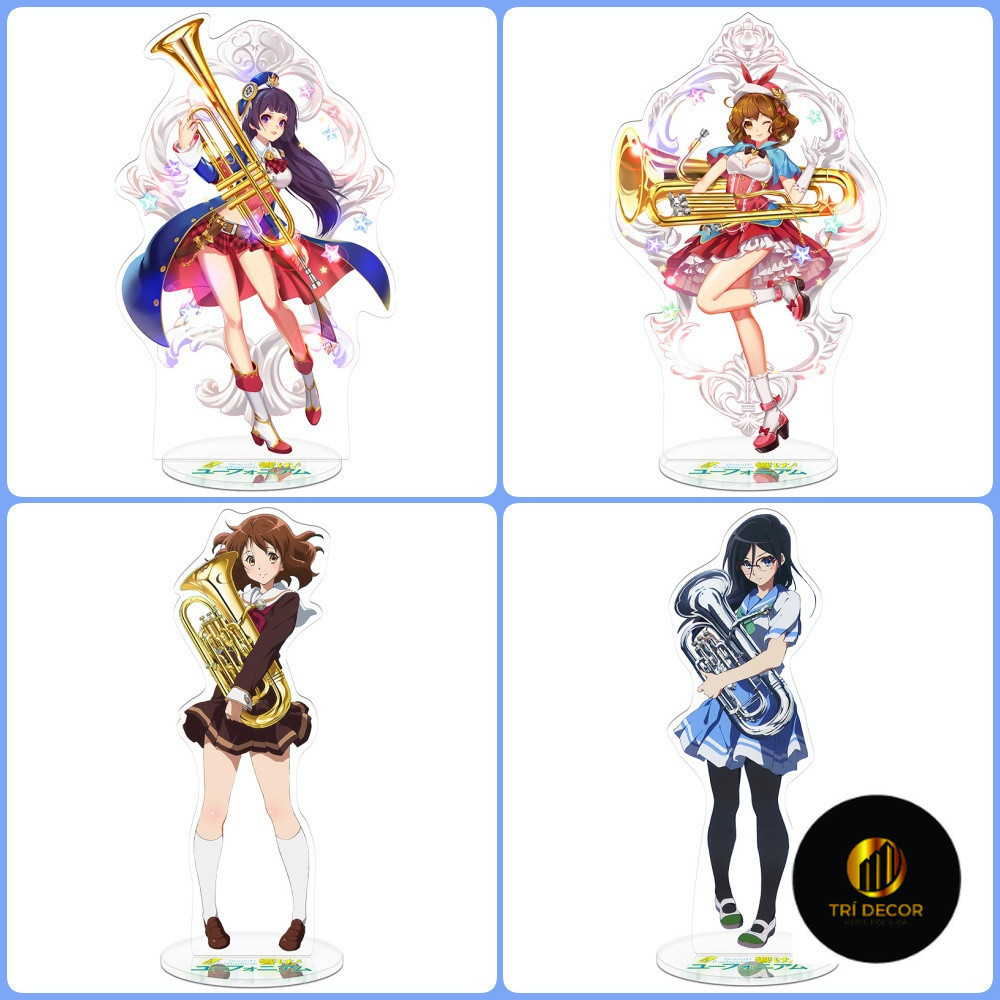 Móc khóa Hibike Euphonium Tanaka Asuka Kumiko Oumae Phụ kiện trang trí túi xách Balo
