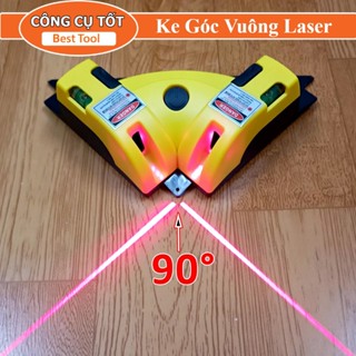 Thước Laser Ke Góc Vuông Đa Năng - Máy Bắn Tia Lazer Mini Dùng Cân Bằng Gạch Xây Dựng Shop Công Cụ Tốt