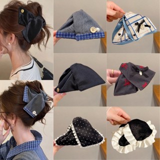  【Phụ Kiện Tóc Kẹp Tóc  Hình Tam Giá To Đẹp Phong Cách Thời Trang Hàn Quốc Cho Nữ 