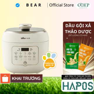 [Tiếng Việt] Nồi áp suất 5L Bear YLB-A50P1 (2 lòng nồi) - Hàng Chính Hãng - HAPOS HOF