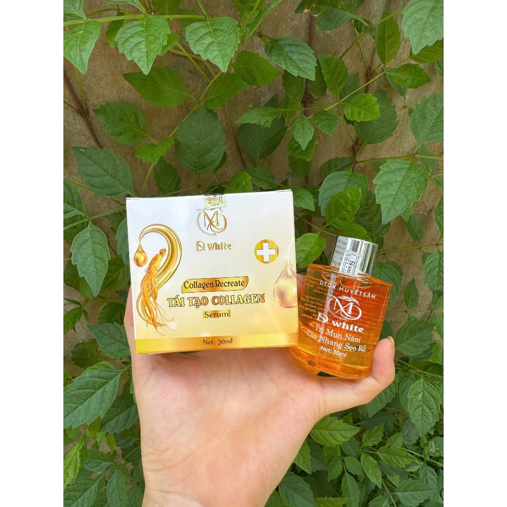 TÁI TẠO COLLAGEN DWHITE hỗ trợ phác đồ spa ( sỉ ib ) (nước sâm vàng)