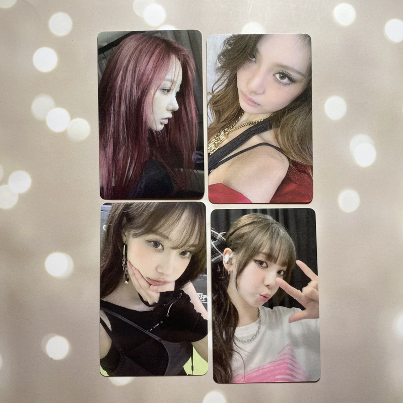 Photocard chính hãng AESAP Dirty Work wvs Thẻ thưởng được chỉ định bán trước mùa đông karina giselle