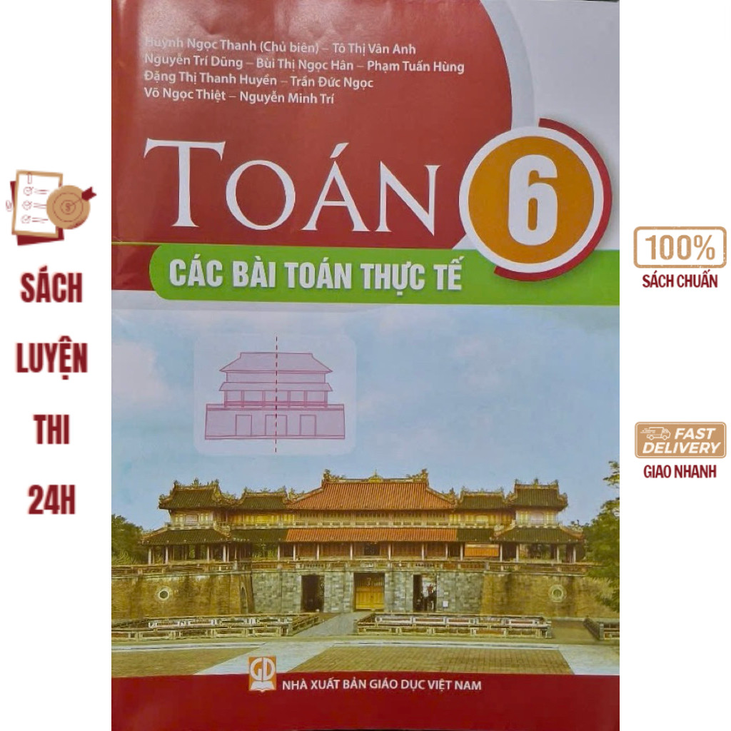 Sách - Toán 6 các bài toán thực tế