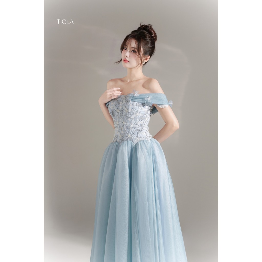 TIELA Đầm váy dài kết hoa-Lilla Dress | BigBuy360 - bigbuy360.vn