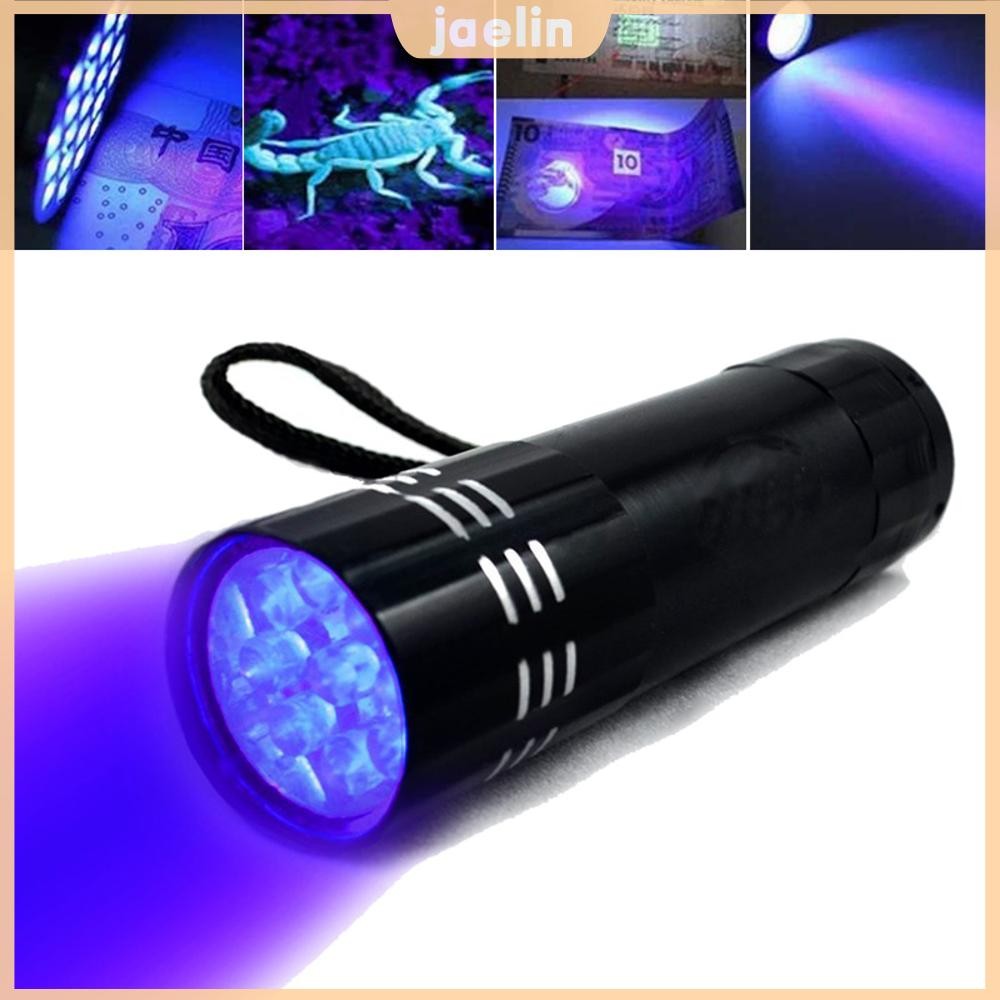 【Hot】9LED Đèn phát hiện tiền tệ Đèn di động Mini 4.5V cho ngoài trờ