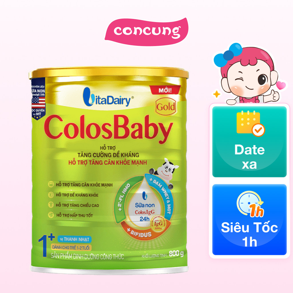 SPDD công thức ColosBaby Gold 1+ 800g - S