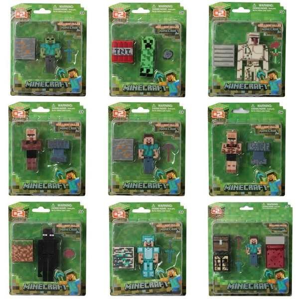 Khối xây dựng Minecraft Minifigure Weapon Steve Iron Puppet Withered Minifigure Đồ chơi lắp ráp cậu 
