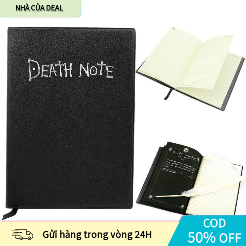 【48h】【COD】Sổ Death Note - sổ anime/sổ note/sổ da/Cuốn Sổ Tử Thần Anime/Manga Death Note [Có hộp và t