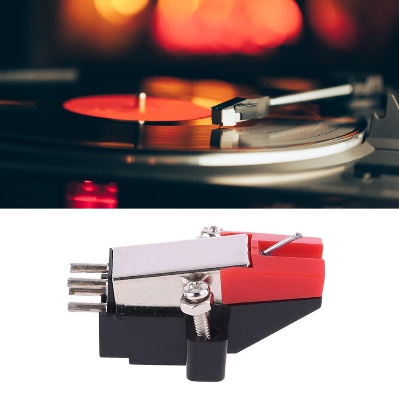 WU Record Player Stylus Pen Needle có đầu ra từ tính tăng cường âm thanh