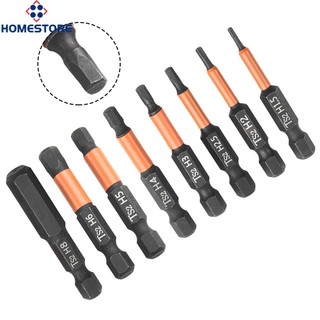 8 Mũi tuốc nơ vít lục giác Thay đổi nhanh Máy khoan điện dài 50mm
