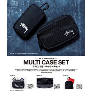 Túi lưu trữ Stussy Túi nhỏ Bộ hai mảnh Túi lưu trữ cắm trại du lịch