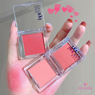 Bảng phấn má hồng tự nhiên Cheek Tint Phấn má hồng mặt không thấm nước Mỹ phẩm Cheek Rouge Làm sáng da mặt Phấn má hồng