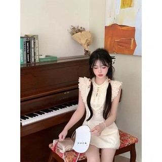 Váy Liền Quần  Tôn Dáng Thon Gọn Phong Cách Trung Quốc Mới Mùa Xuân Mùa Hè, Dễ Thương Nhẹ Nhàng
