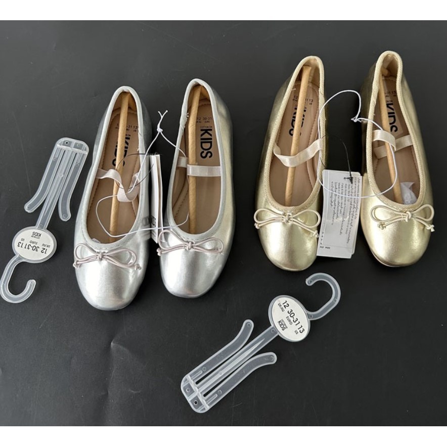 Giày búp bê phối nơ hàng Cotton on Kids xuất