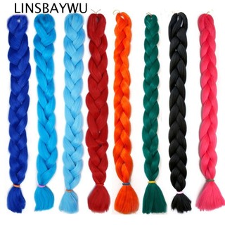 VN (Hàng Mới Về) Tóc Giả Tết Bím Từ Sợi Tổng Hợp Phong Cách Ombre Độc Đáo