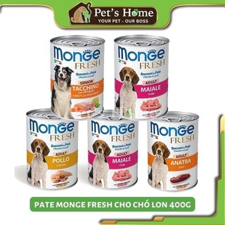 Pate Monge Fresh cho chó lon 400g từ Ý cho chó mọi lứa tuổi