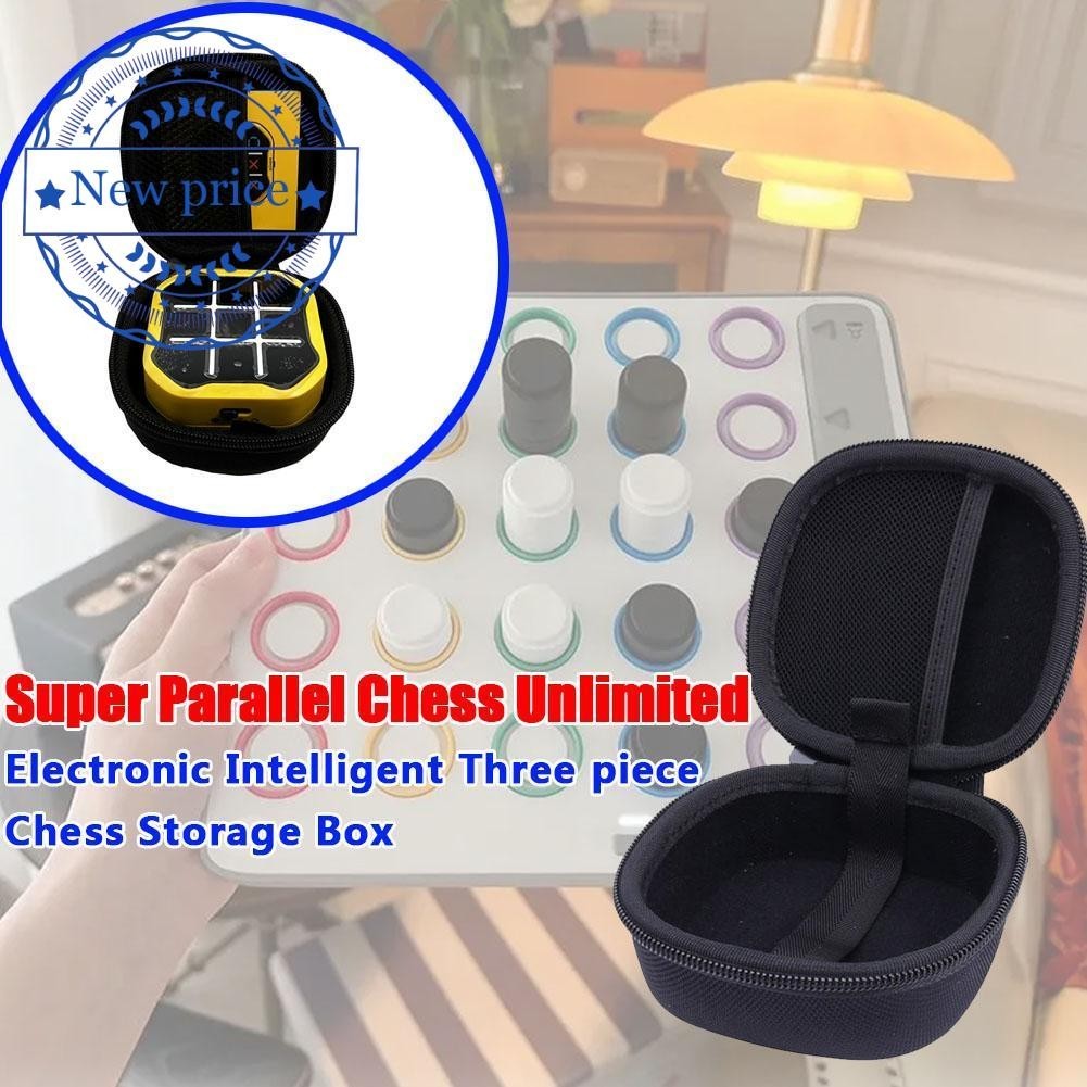 Dành Cho Giiker Tic Tac Toe Bolt Game 3 Trong 1 Cầm Tay Xếp Hình Túi Trò Chơi Lưu Trữ A6t1